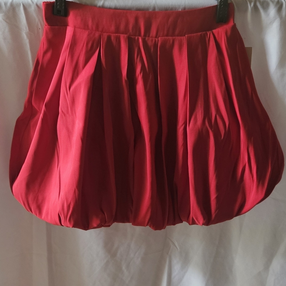 a new day Bright Red A-Line Skirt